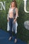 Canadian country singer and songwriter Shania Twain on the blue carpet before US Open 2017 opening night ceremony