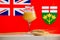 Canadian Craft Beer Ontario Flag Wheat Teku Glass