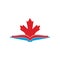 Canadian education Logo. Study Canada Logo design.