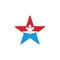 Canadian education star shape concept Logo design.