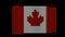 Canadian Flag background waving in