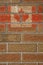 Canadian Flag on Brick Wall