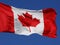 Canadian Flag Closeup