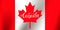 Canadian Flag and Lettering