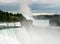 Canadian Horseshoe and American Falls at Niagara