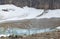 Canadian landscape with Mount Edith Cavell glacier Jasper