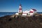 Canadian Lighthouse Guides Mariners at Low Tide