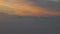Canadian Mountain Landscape on the West Coast of Pacific Ocean. Dramatic Sunset and Hazy Smoky Sky