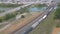 Canadian Pacific Train Leaving Alyth Yar