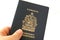 Canadian Passport with white background