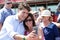 Canadian Prime Minister Justin Trudeau Posing for Selfie