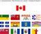 Canadian provinces flags