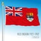 Canadian red ensign historical flag, 1921 - 1957, Canada