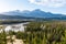 Canadian Rockies Jasper National Park landscape background. beautiful scenery.