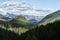 Canadian rocky mountains in summer