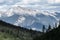 Canadian rocky mountains in summer