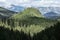 Canadian rocky mountains in summer