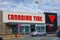 Canadian Tire store front. A Canadian retail operates in the automotive, hardware, sports, HALIFAX, NOVA SCOTIA, CANADA