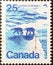 Canadian used stamp depicting two polar bears Ursus maritimus