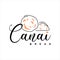 Canai Bread Logo Design Bakery Vector. Popular India and Asia Dish
