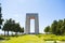 The Canakkale Martyrs Memorial is a war memorial commemorating the service of about Turkish soldiers