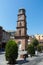 CANAKKALE, TURKEY - AUGUST 14, 2017: The Historical Clock Tower is located at the hearth of Canakkale.