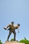 Canakkale, Turkey - June 24, 2011:Statue of a Turkish soldier carrying an injured ANZAC soldier, Gallipoli, Canakkale,