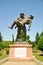 Canakkale, Turkey - June 24, 2011:Statue of a Turkish soldier carrying an injured ANZAC soldier, Gallipoli, Canakkale,