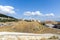 CANAKKALE, TURKEY- SEP 12, 2016: Rumeli Mecidiye emplacement fort Turkish Tabya. This emplacement hit HMS Ocean battleship of th