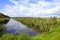 Canal in Almere Pampus.