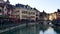 Canal in Annecy, France.