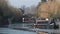 Canal and barge in England