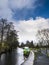 Canal Boat at Salterforth Moorings, a village within the Borough of Pendle in Lancashire, England