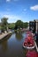 Canal boats on Leeds and Liverpool canal, Skipton