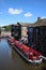 Canal boats on Leeds and Liverpool canal, Skipton