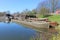 Canal boats on the wharf