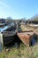 Canal boats on the wharf