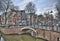 Canal and bridge in historical Amsterdam, Holland