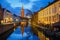 Canal Dijver and a Church of Our Lady in Bruges