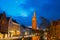 Canal Dijver and a Church of Our Lady in Bruges