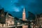 Canal Dijver and a Church of Our Lady in Bruges