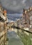 Canal in Dordrecht, Holland