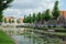 Canal in Dutch town of Weesp