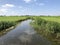 Canal and farmland around Westhem