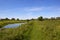 Canal footpath in summer