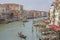 Canal grande landscape with boats and gondolas in Venice 2