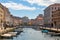 The Canal grande is a navigable canal located in the heart of the Borgo Teresiano, in the very center of the city of Trieste