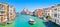 Canal Grande panorama in Venice, Italy