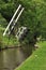 Canal lift bridge, Llangollen canal