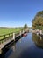Canal lock with canoes